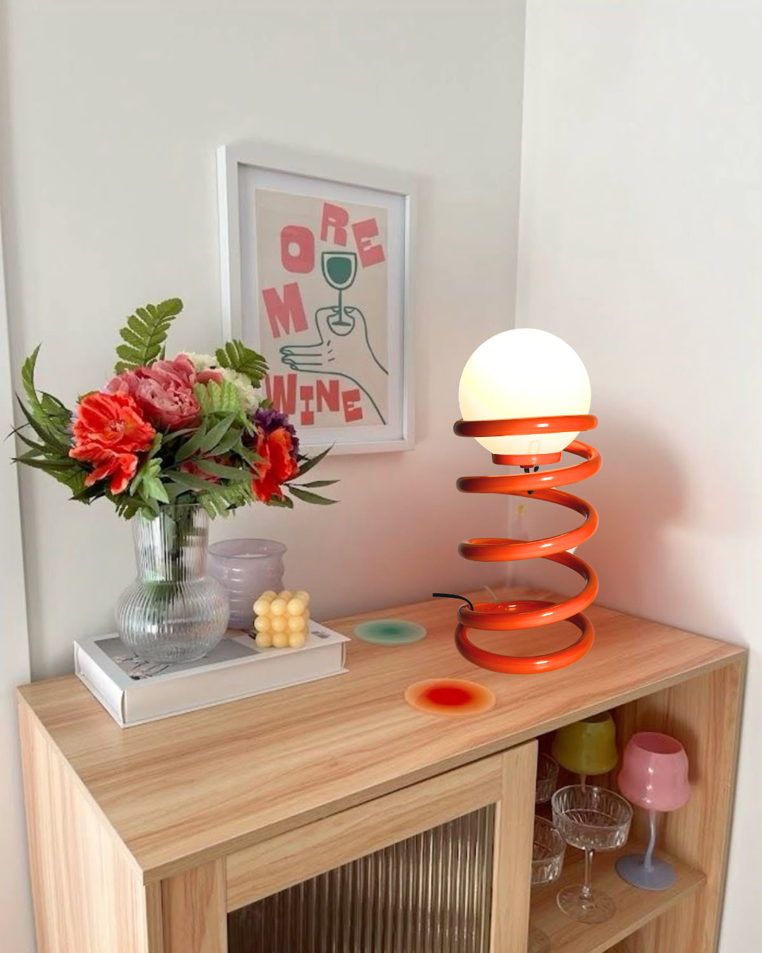 Spring Ball Lamp