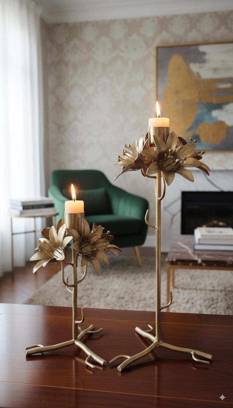 Bloom Candle Holder Diwali Set