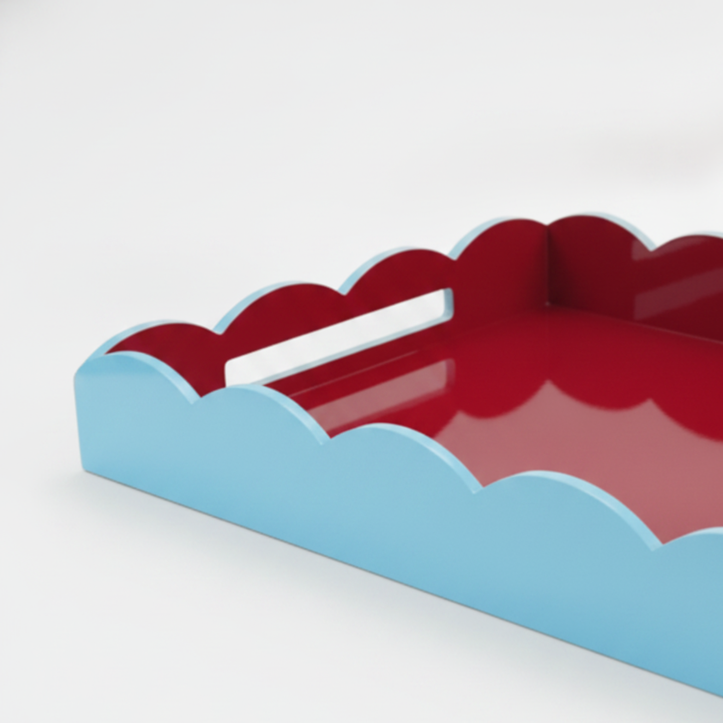 Scalloped Duo Tone Tray